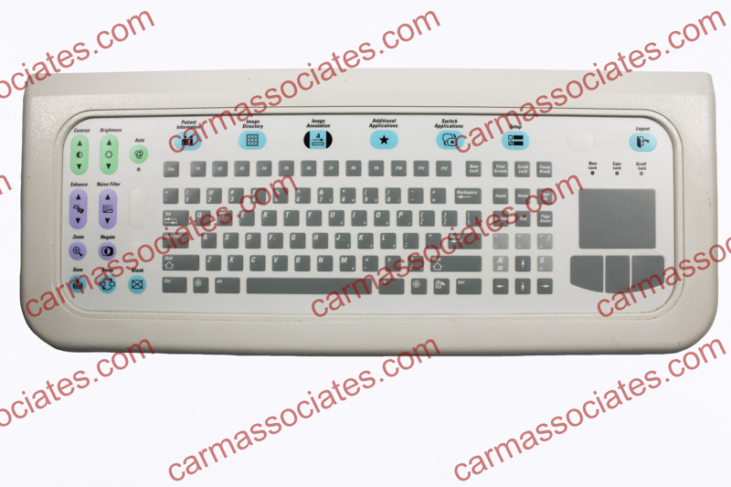 00-902742-01 or 00-886464-01 9900 Workstation Keyboard wTop Bezel (green)